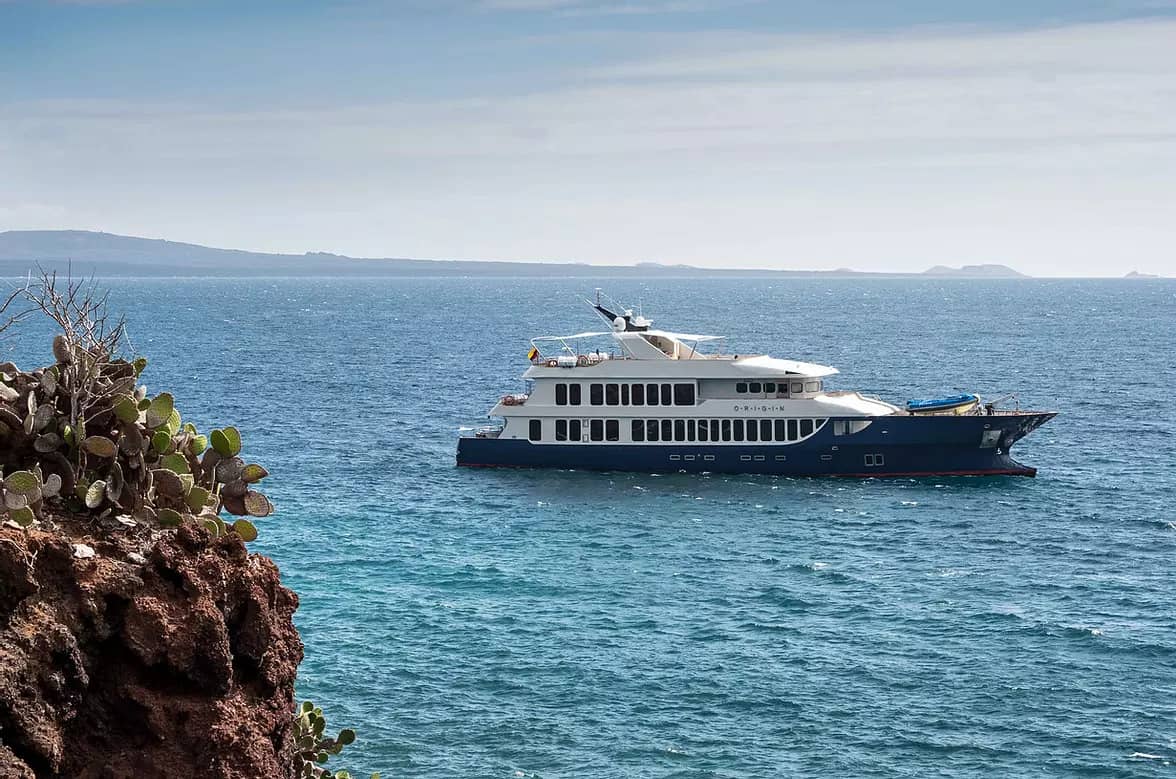 Galapagos small cruise ship